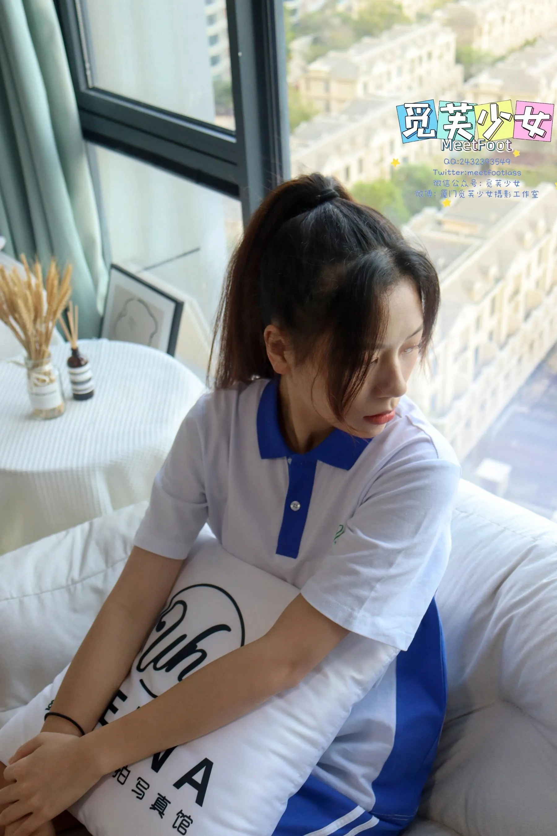 [觅芙少女]NO.006 初夏微风中扬起的马尾，是青春里最美的记忆 [133P]插图6